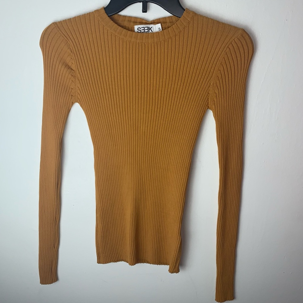 LF seek the label long sleeve ribbed top